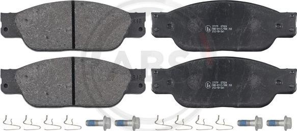 A.B.S. 37179 - Brake Pad Set, disc brake autospares.lv