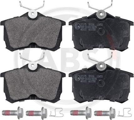 A.B.S. 37175 - Brake Pad Set, disc brake autospares.lv