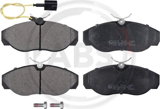 A.B.S. 37172 - Brake Pad Set, disc brake autospares.lv