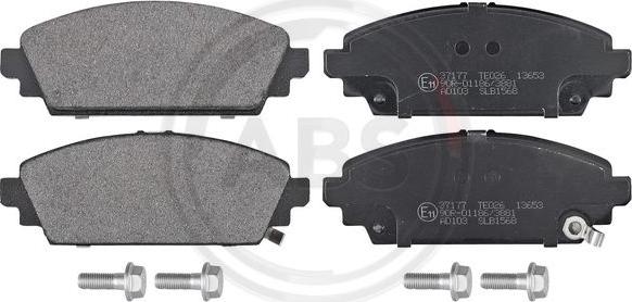 A.B.S. 37177 - Brake Pad Set, disc brake autospares.lv