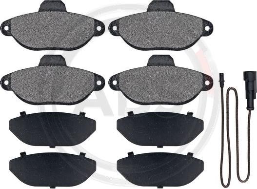 A.B.S. 37896 - Brake Pad Set, disc brake autospares.lv