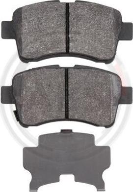 A.B.S. 37843 - Brake Pad Set, disc brake autospares.lv