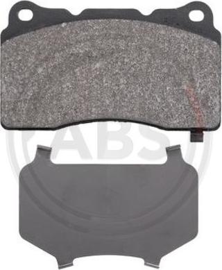 A.B.S. 37857 - Brake Pad Set, disc brake autospares.lv