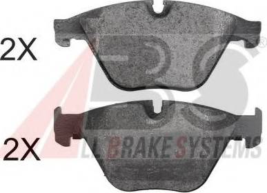 A.B.S. 37829 OE - Brake Pad Set, disc brake autospares.lv