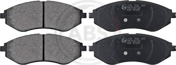 A.B.S. 37352 - Brake Pad Set, disc brake autospares.lv