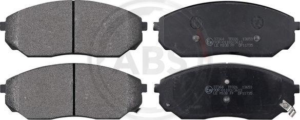 A.B.S. 37364 - Brake Pad Set, disc brake autospares.lv