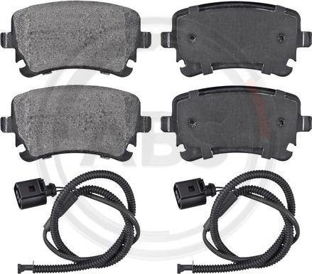 A.B.S. 37368 - Brake Pad Set, disc brake autospares.lv