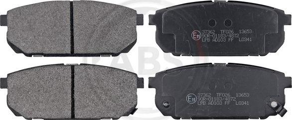 A.B.S. 37362 - Brake Pad Set, disc brake autospares.lv