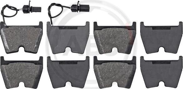 A.B.S. 37367 - Brake Pad Set, disc brake autospares.lv