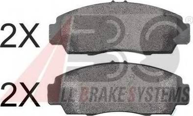 A.B.S. 37312 OE - Brake Pad Set, disc brake autospares.lv