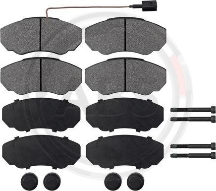 A.B.S. 37331 - Brake Pad Set, disc brake autospares.lv