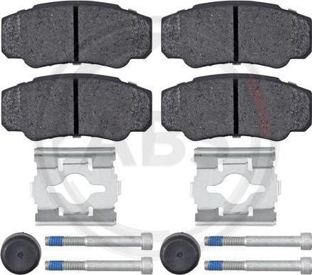 A.B.S. 37333 - Brake Pad Set, disc brake autospares.lv