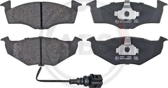 A.B.S. 37337 - Brake Pad Set, disc brake autospares.lv