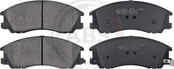 A.B.S. 37323 - Brake Pad Set, disc brake autospares.lv