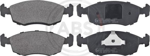 A.B.S. 37292 - Brake Pad Set, disc brake autospares.lv