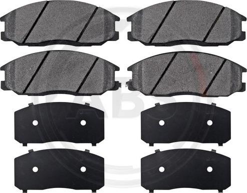 A.B.S. 37242 - Brake Pad Set, disc brake autospares.lv