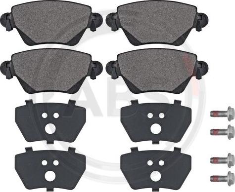 A.B.S. 37254 - Brake Pad Set, disc brake autospares.lv