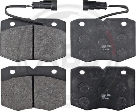 A.B.S. 37265 - Brake Pad Set, disc brake autospares.lv