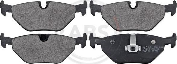 A.B.S. 37267 - Brake Pad Set, disc brake autospares.lv