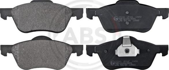 A.B.S. 37210 - Brake Pad Set, disc brake autospares.lv