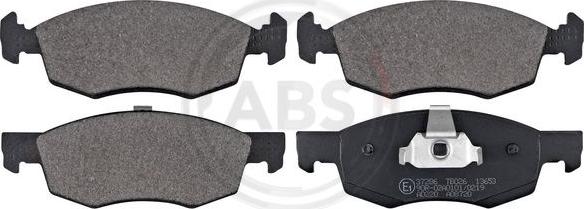 A.B.S. 37286 - Brake Pad Set, disc brake autospares.lv
