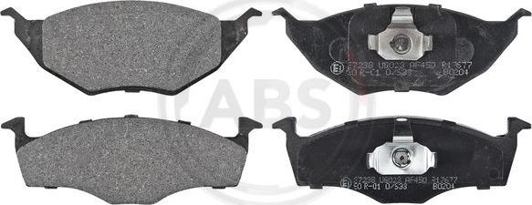 A.B.S. 37238 - Brake Pad Set, disc brake autospares.lv
