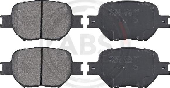 A.B.S. 37223 - Brake Pad Set, disc brake autospares.lv