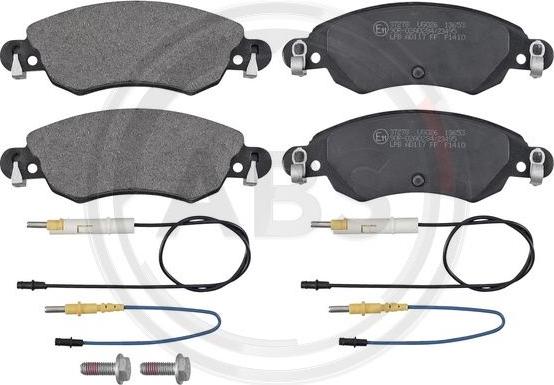 A.B.S. 37278 - Brake Pad Set, disc brake autospares.lv