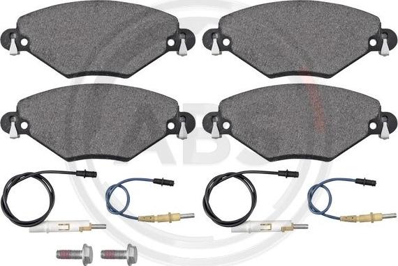 A.B.S. 37277 - Brake Pad Set, disc brake autospares.lv