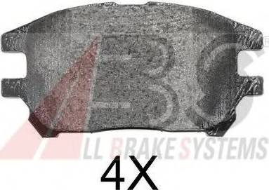 A.B.S. 37799 OE - Brake Pad Set, disc brake autospares.lv