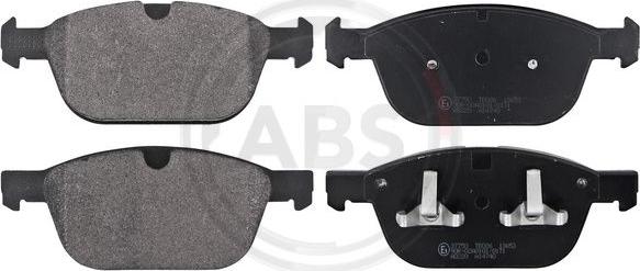 A.B.S. 37750 - Brake Pad Set, disc brake autospares.lv