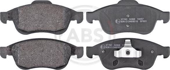 A.B.S. 37760 - Brake Pad Set, disc brake autospares.lv