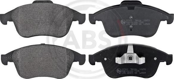 A.B.S. 37707 - Brake Pad Set, disc brake autospares.lv