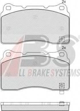 A.B.S. 37716 OE - Brake Pad Set, disc brake autospares.lv