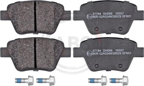 A.B.S. 37784 - Brake Pad Set, disc brake autospares.lv