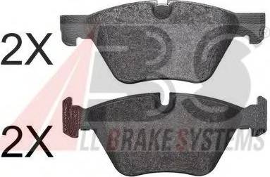 A.B.S. 37786 OE - Brake Pad Set, disc brake autospares.lv