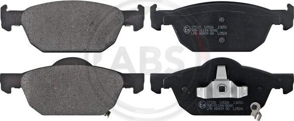 A.B.S. 37720 - Brake Pad Set, disc brake autospares.lv