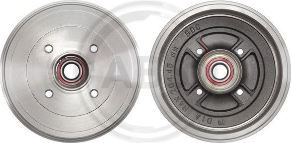 A.B.S. 2828-SC - Brake Drum autospares.lv