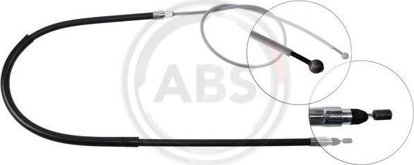 A.B.S. K19026 - Cable, parking brake autospares.lv