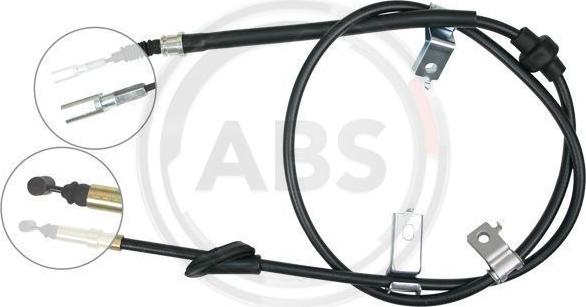 A.B.S. K19188 - Cable, parking brake autospares.lv