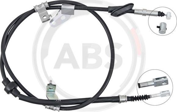 A.B.S. K19825 - Cable, parking brake autospares.lv