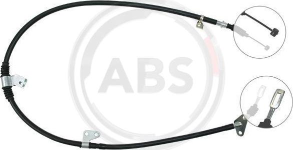 A.B.S. K14547 - Cable, parking brake autospares.lv