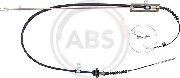A.B.S. K14091 - Cable, parking brake autospares.lv