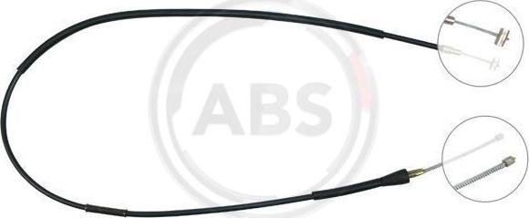 A.B.S. K15958 - Cable, parking brake autospares.lv