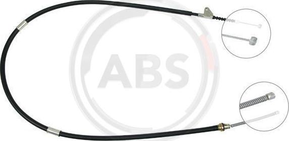 A.B.S. K15968 - Cable, parking brake autospares.lv