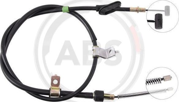 A.B.S. K15898 - Cable, parking brake autospares.lv