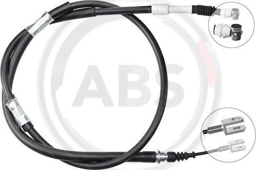 A.B.S. K16697 - Cable, parking brake autospares.lv