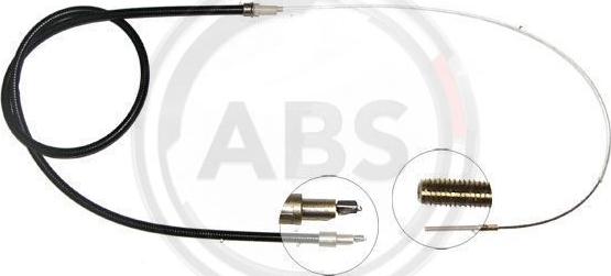 A.B.S. K16607 - Cable, parking brake autospares.lv