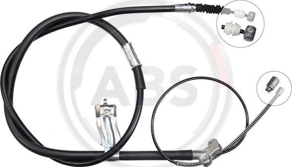 A.B.S. K16167 - Cable, parking brake autospares.lv