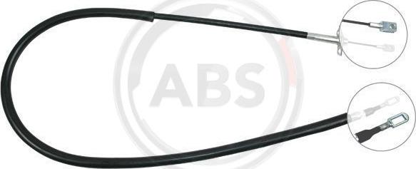 A.B.S. K16388 - Cable, parking brake autospares.lv